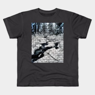 Snowscape Creek Kids T-Shirt